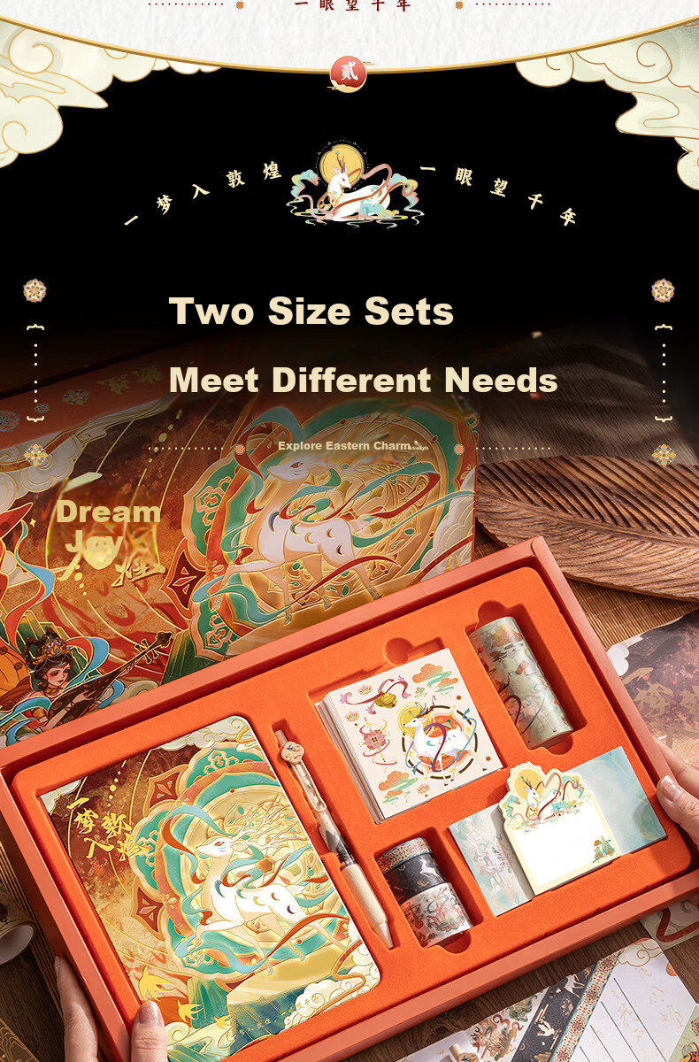 Kaba Bear Dunhuang-Inspired Creative Notebook Gift Set Cultural Souvenir for Birthday & Children's Day