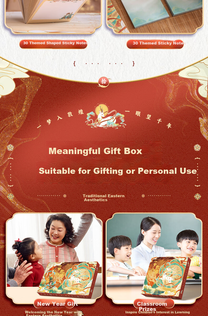 Kaba Bear Dunhuang-Inspired Creative Notebook Gift Set Cultural Souvenir for Birthday & Children's Day