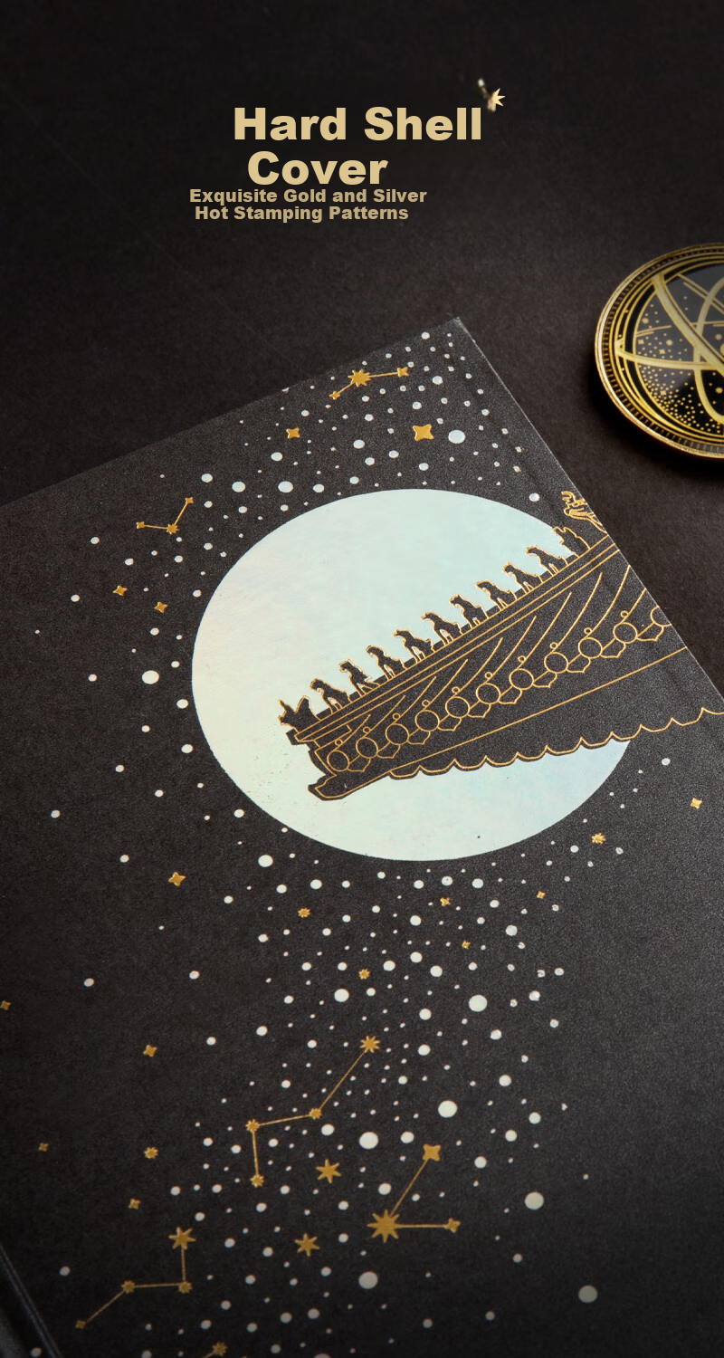 Forbidden City Cultural Creative Starry Sky Notebook Set with Bookmarks for Students Graduation Birthday Gifts