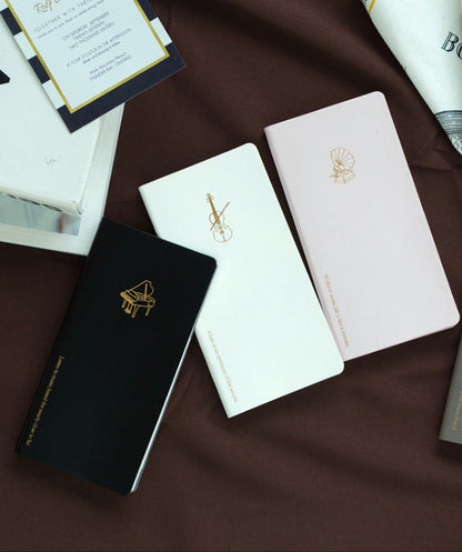 Kinbor A5 8-Grid Self-Filling Time Management Diary PU Leather Monthly Planner 78g Lemon Scent