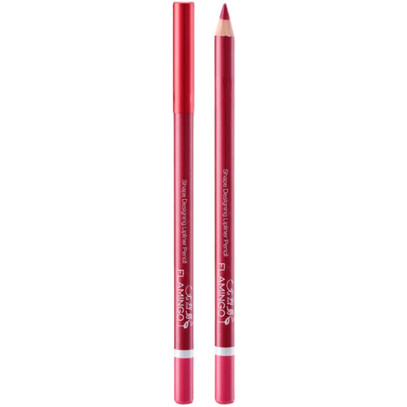 Flamingo Lip Liner Matte Lipstick Pen Waterproof Long-Lasting Non-Fading Genuine Eyeliner for Beginners and Students