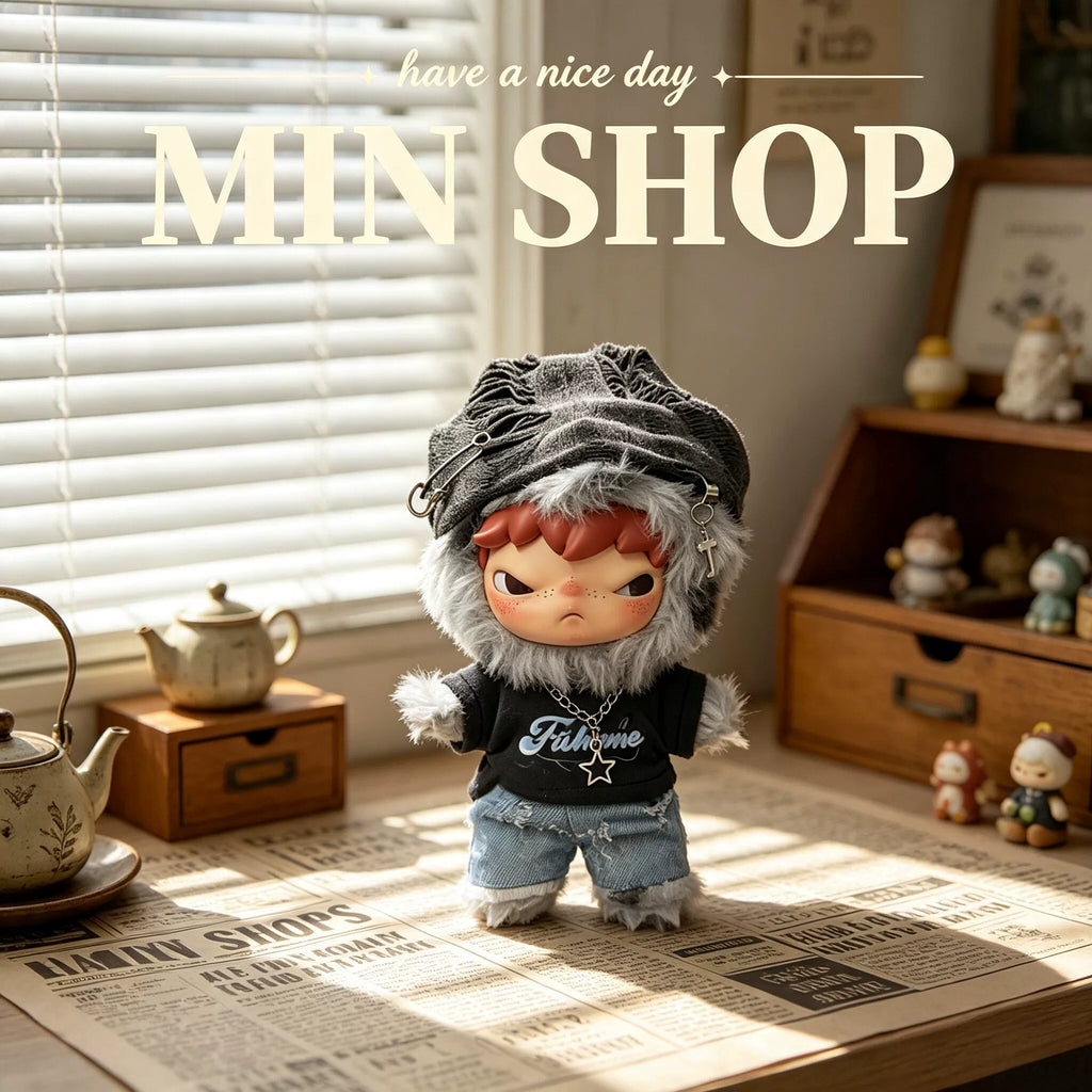 Ono Hirono Highway Diary 17cm Vinyl Fighting for Joy Plush Doll Blind Box Overalls Baby Clothes