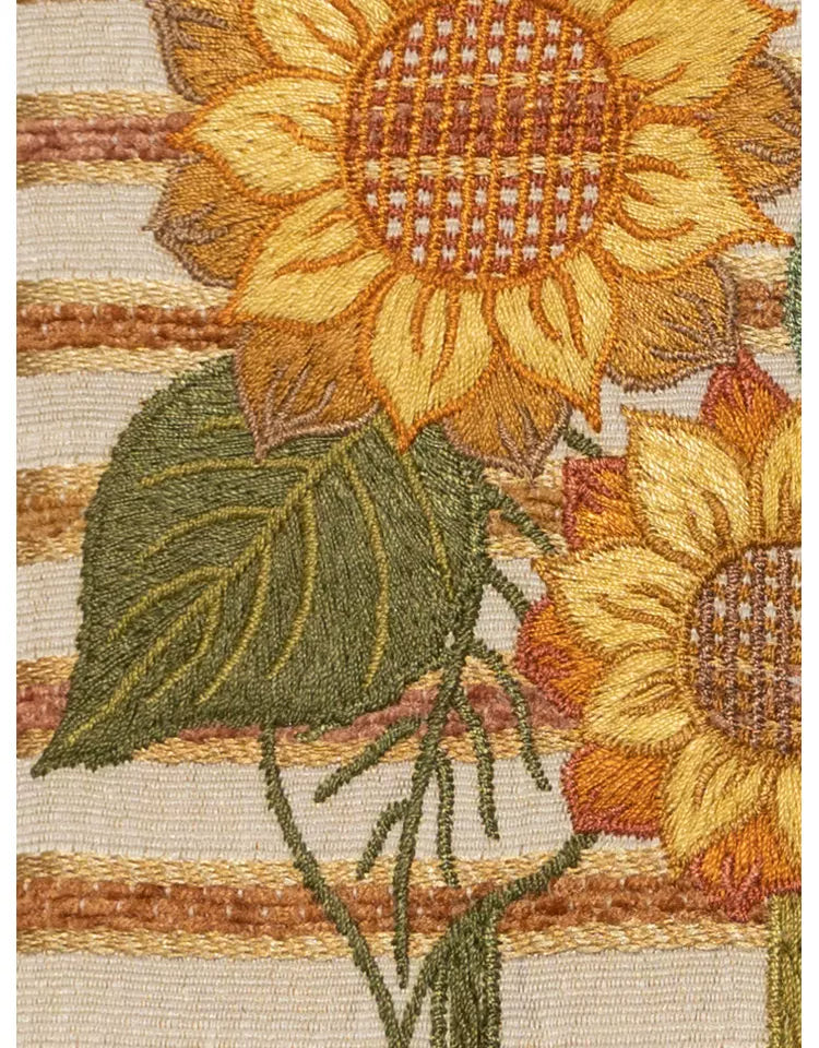 Life Comic Sunflower Embroidery A5B6A6 Handmade Cloth Book Cover Journal Book Sleeve Book Protector Cultural and Creative Gift