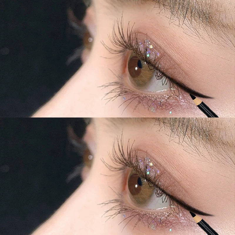 Kazilan Eyeliner Gel Pen Is Not Easy to Smudge, Is Waterproof, Long-Lasting, Suitable for Beginners, Beginners' Pen for Lower Eyelid, Hard Tip, Fine Tip for Women