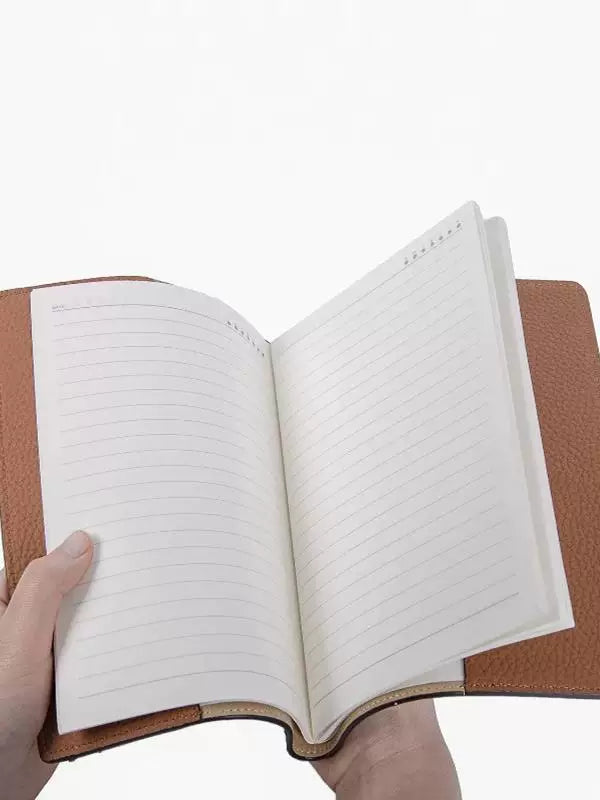 Genuine Leather Pebbled Book Cover A5 Book Sleeve 32K First Layer Cowhide Book Cover Protective Film Portable Notebook Protective Cover