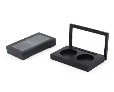 Empty Eyeshadow Case Similar to Mac, Can Hold Mac Eyeshadow Refills, Omega Two-Tone, Four-Tone Magnetic Non-Original Case