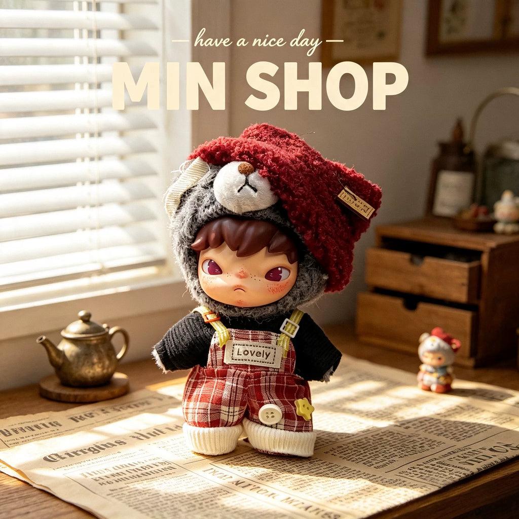 Ono Hirono Highway Diary 17cm Vinyl Fighting for Joy Plush Doll Blind Box Overalls Baby Clothes