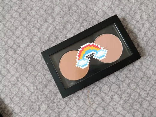 Empty Eyeshadow Case Similar to Mac, Can Hold Mac Eyeshadow Refills, Omega Two-Tone, Four-Tone Magnetic Non-Original Case