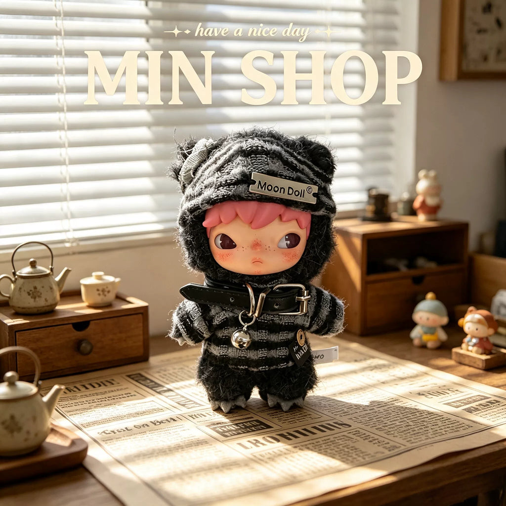 Ono Hirono Highway Diary 17cm Vinyl Fighting for Joy Plush Doll Blind Box Overalls Baby Clothes