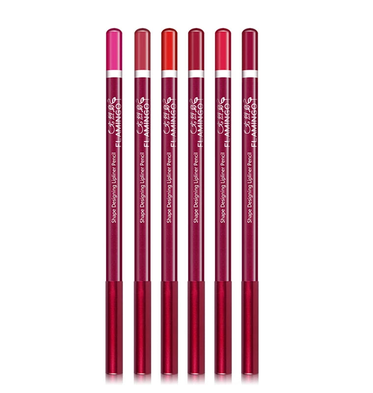 Flamingo Lip Liner Matte Lipstick Pen Waterproof Long-Lasting Non-Fading Genuine Eyeliner for Beginners and Students