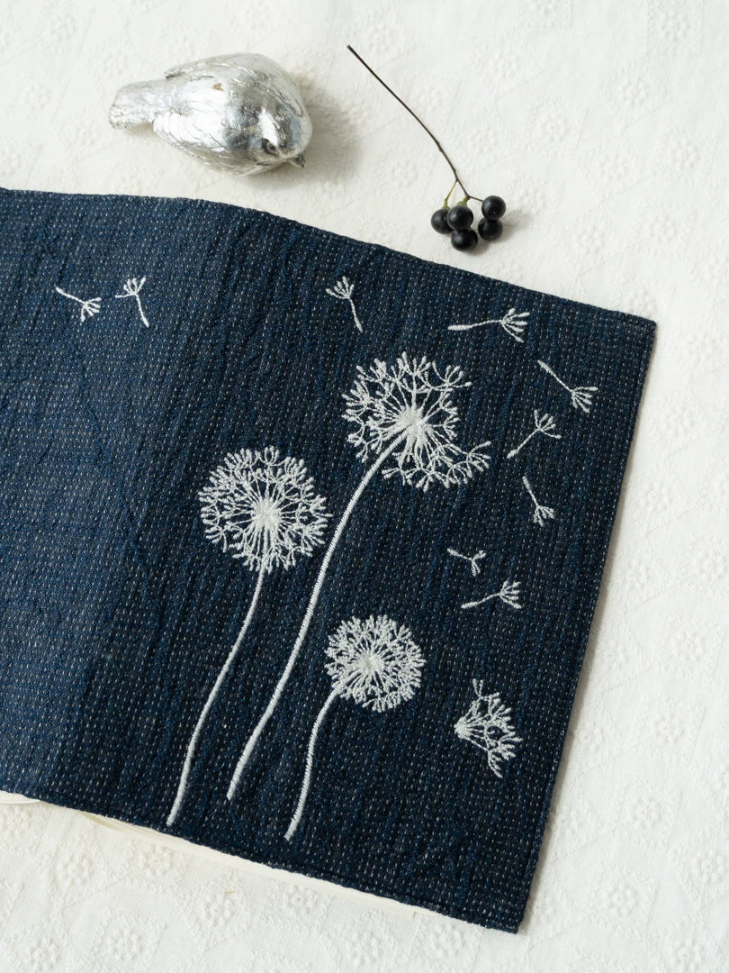 Life Comic Dandelion's Journey Embroidery A5A6 Handmade Book Cover Journal Book Cover Protective Sleeve Hand-Painted