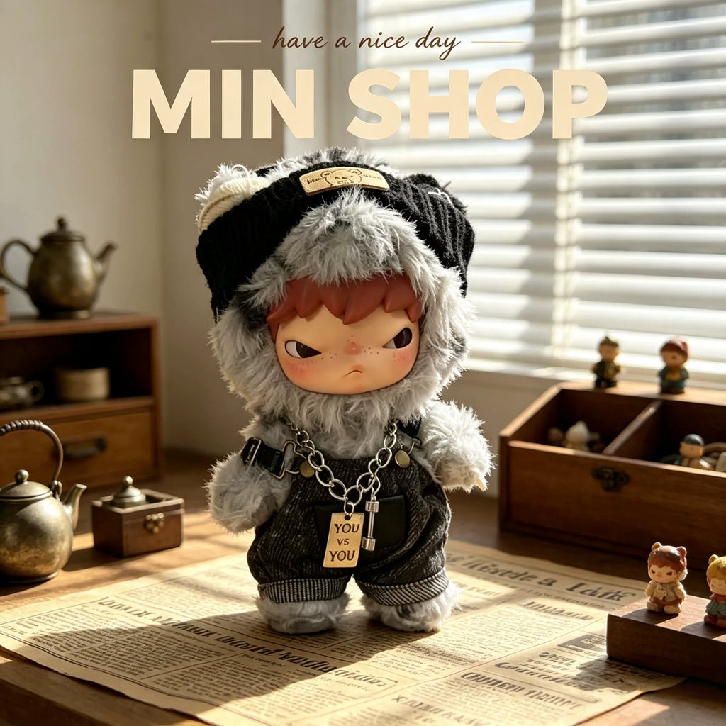 Ono Hirono Highway Diary 17cm Vinyl Fighting for Joy Plush Doll Blind Box Overalls Baby Clothes