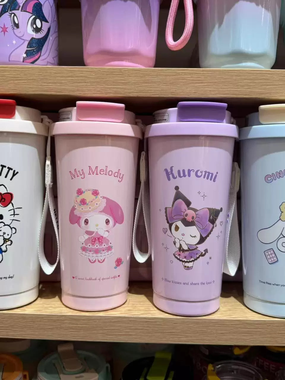 Miniso Famous Product Sanrio Melody Cinnamon Dog 304 Coffee Enjoy Tumbler 520ml Water Cup Insulation