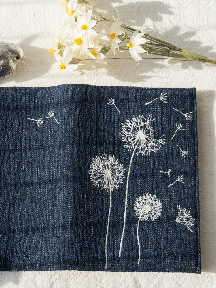 Life Comic Dandelion's Journey Embroidery A5A6 Handmade Book Cover Journal Book Cover Protective Sleeve Hand-Painted