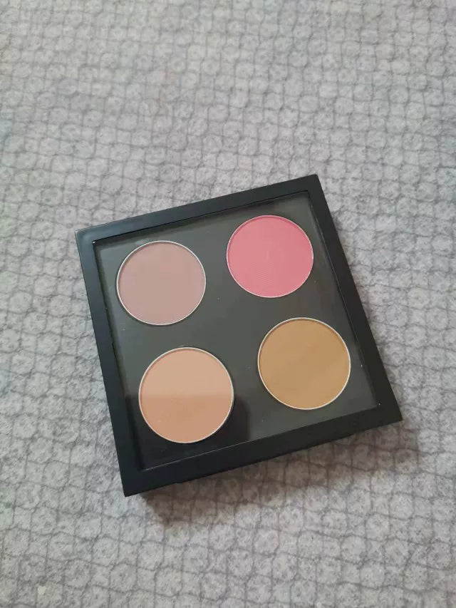 Empty Eyeshadow Case Similar to Mac, Can Hold Mac Eyeshadow Refills, Omega Two-Tone, Four-Tone Magnetic Non-Original Case
