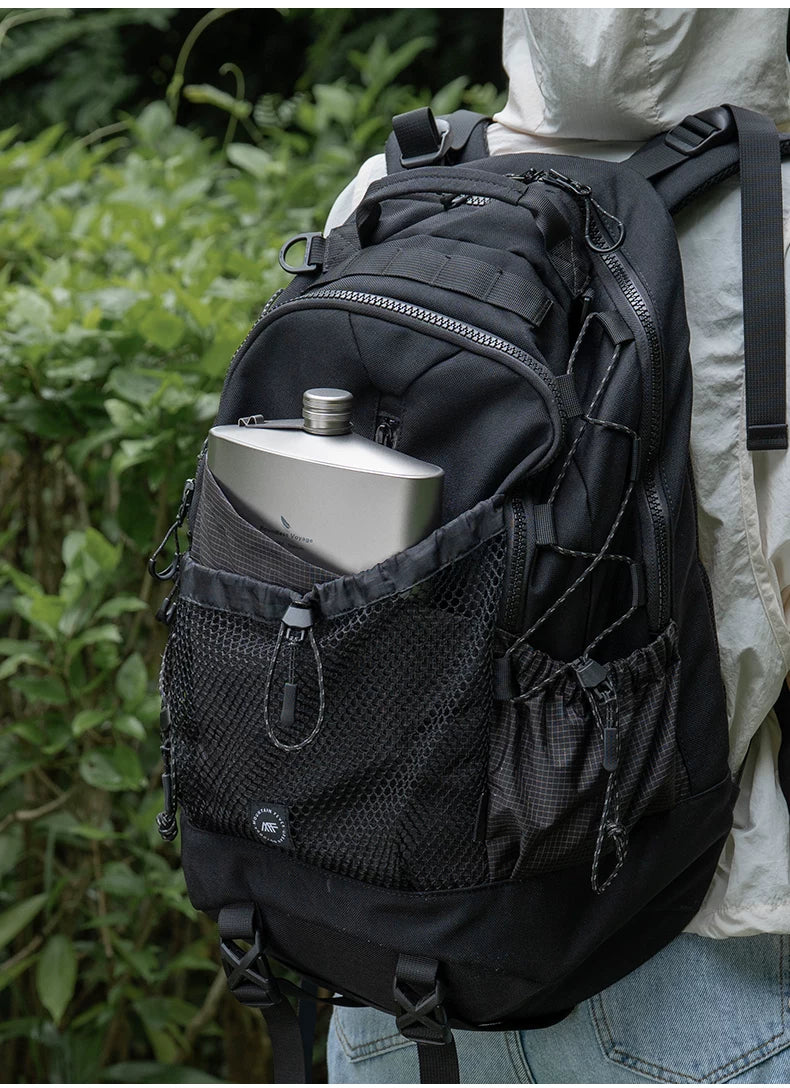 Biwei Pure Titanium Flask Large Capacity Portable Outdoor Water Bottle Home Car Flat Liquor Bottle Square Open Flame