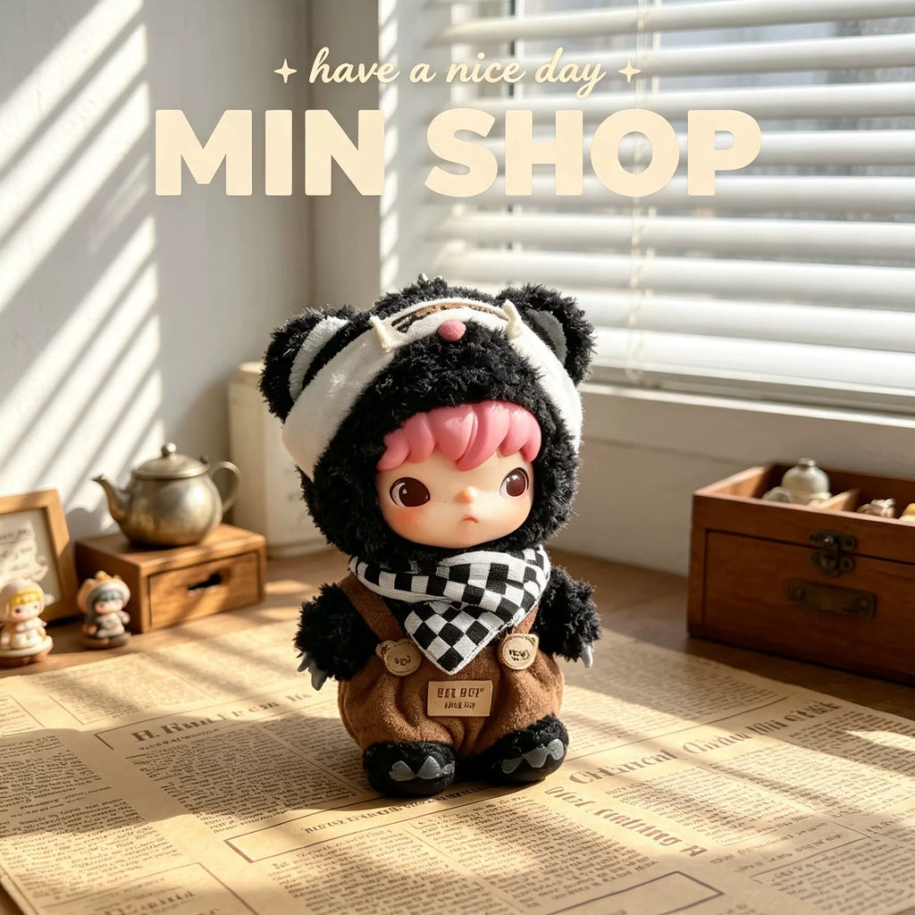 Ono Hirono Highway Diary 17cm Vinyl Fighting for Joy Plush Doll Blind Box Overalls Baby Clothes