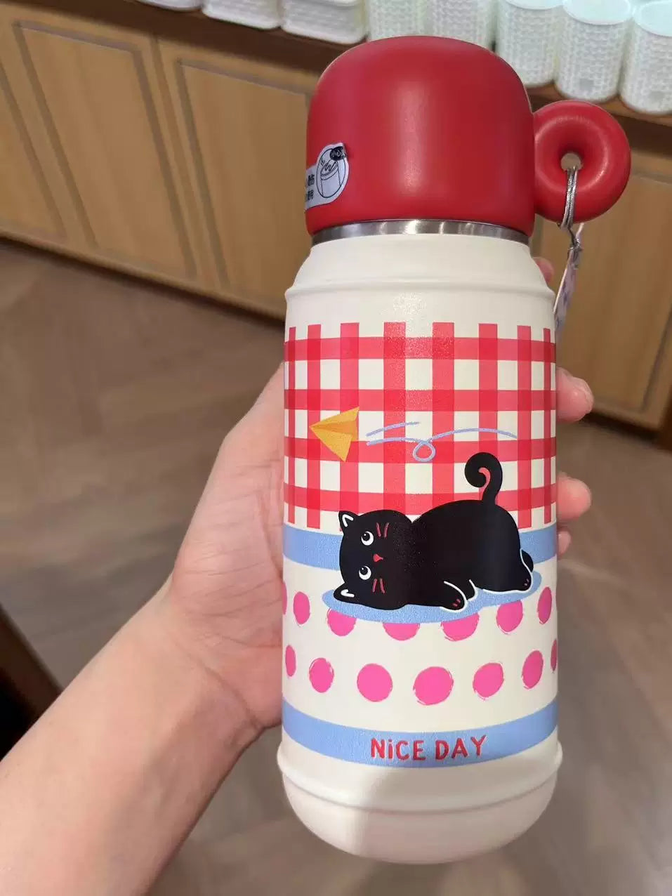 Miniso Go Play Series 304 Bullet Head Insulated Cup 480ml High-Quality Cute Water Bottle