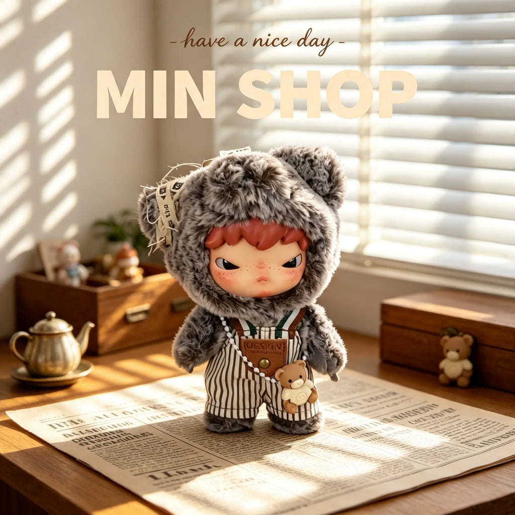 Ono Hirono Highway Diary 17cm Vinyl Fighting for Joy Plush Doll Blind Box Overalls Baby Clothes