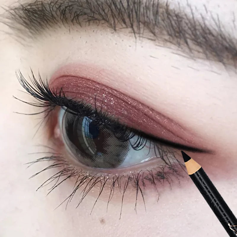 Kazilan Eyeliner Gel Pen Is Not Easy to Smudge, Is Waterproof, Long-Lasting, Suitable for Beginners, Beginners' Pen for Lower Eyelid, Hard Tip, Fine Tip for Women