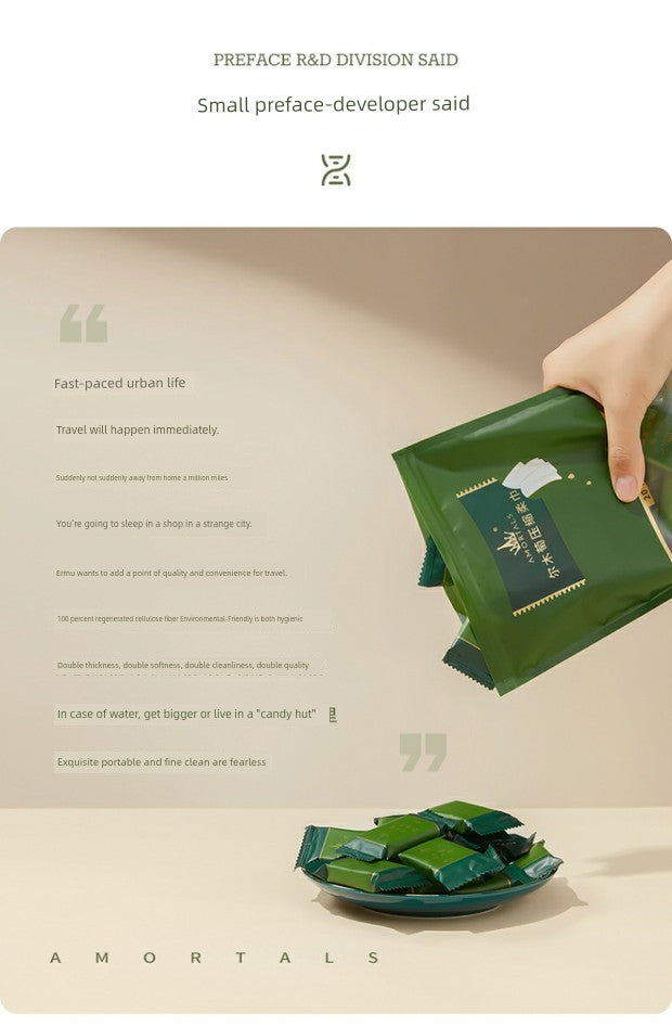 Ermutao Compressed Towel Bath Towel Face Towel for Men and Women Travel Business Trip Hotel Disposable Soft Portable Cleansing Towel