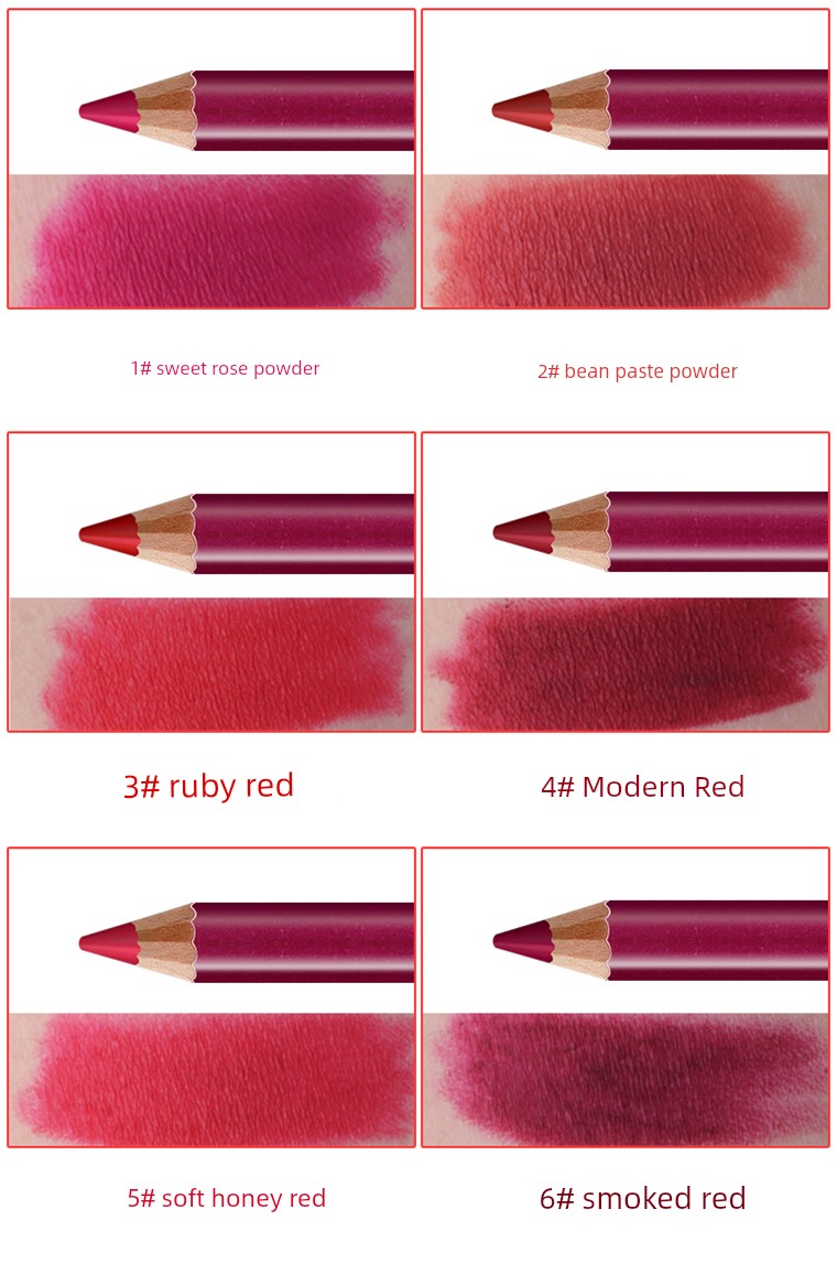 Flamingo Lip Liner Matte Lipstick Pen Waterproof Long-Lasting Non-Fading Genuine Eyeliner for Beginners and Students