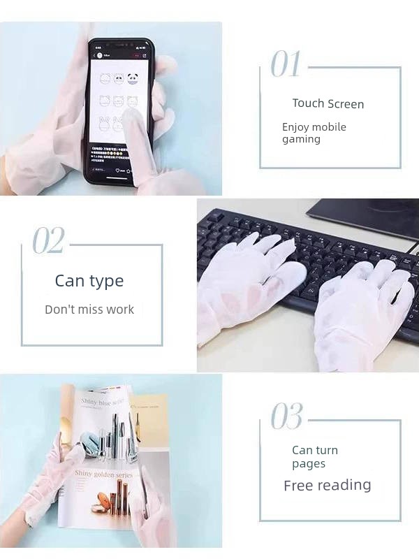 Vaseline Hand Mask, Whitening, Moisturizing, Delicate Hands, Fine Lines, Hand Touch, Hand Care, Hydrating Gloves, Women's Hand Care