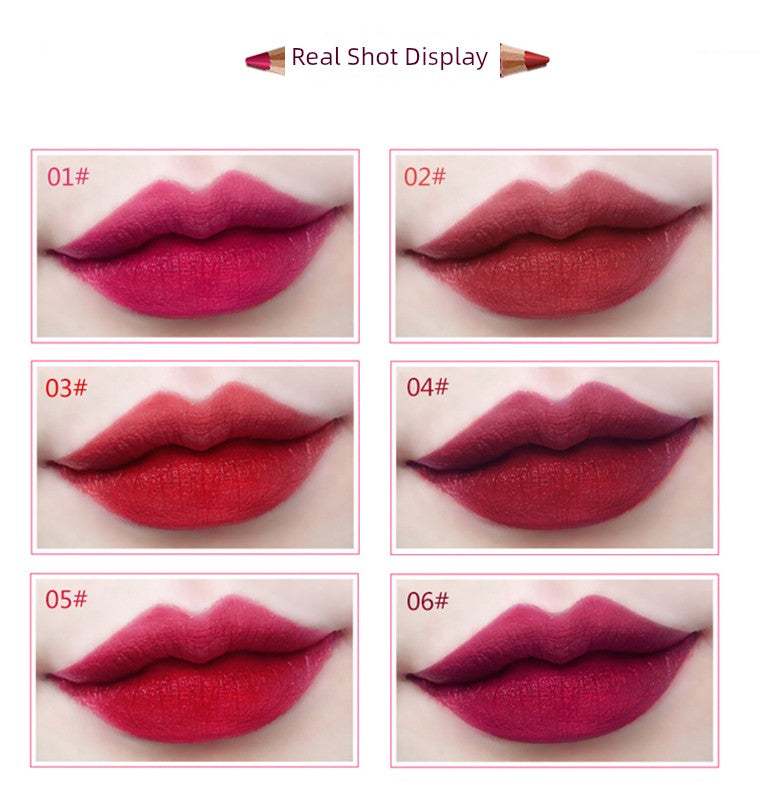 Flamingo Lip Liner Matte Lipstick Pen Waterproof Long-Lasting Non-Fading Genuine Eyeliner for Beginners and Students