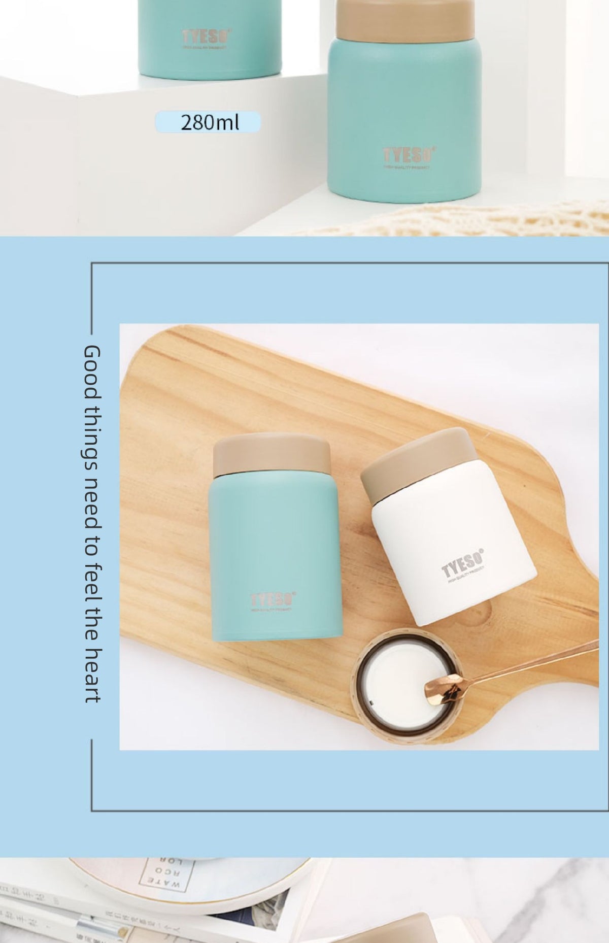 Insulated Cup for Women, Portable, Small Wide-Mouth, Large Diameter, Short and Chubby Style, Compact Stainless Steel Water Bottle, Cute Big Belly Cup