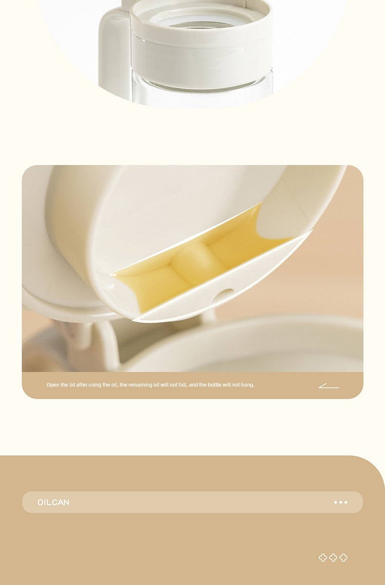 Glass Oil Pot for Kitchen Use, Leak-Proof Oil Bottle, Non-Drip Special Soy Sauce and Vinegar Seasoning Bottle, Oil Container