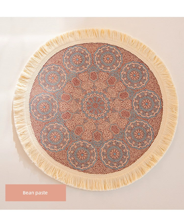 Scandinavian Placemats, Heat-Insulating Mats, Lunch Mats for Primary School Students, Household Dining Table Mats, Anti-Scalding Pot Mats, Plate Mats, Japanese-Style Coasters