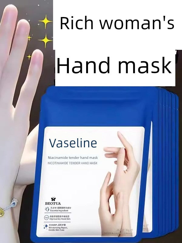 Vaseline Hand Mask, Whitening, Moisturizing, Delicate Hands, Fine Lines, Hand Touch, Hand Care, Hydrating Gloves, Women's Hand Care