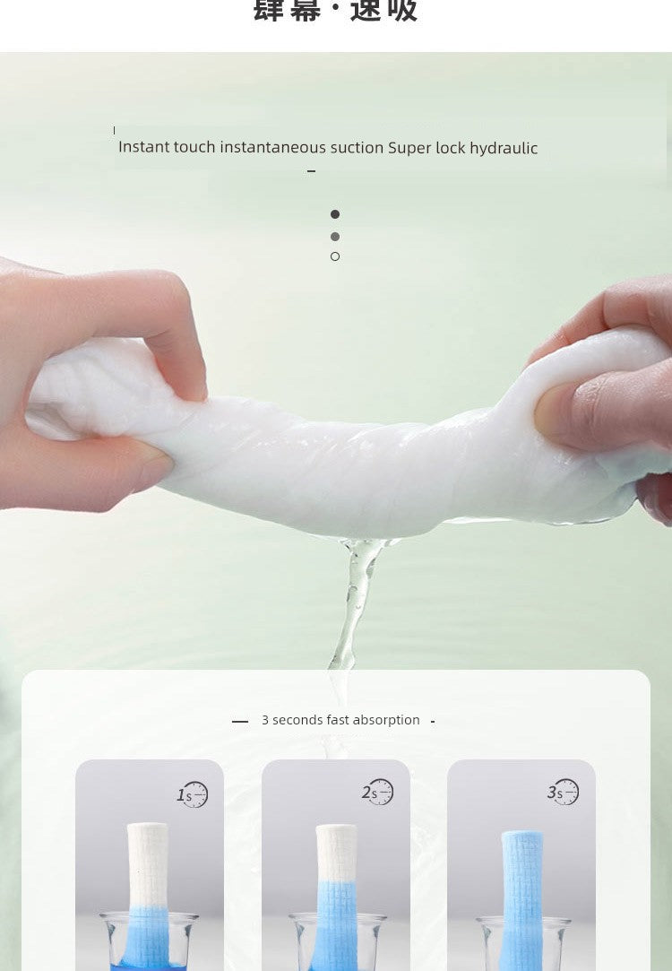 Ermu Tao Genuine Disposable Thickened Face Towels, Dual-Use for Dry and Wet, Cotton Soft Cleansing Face Towels