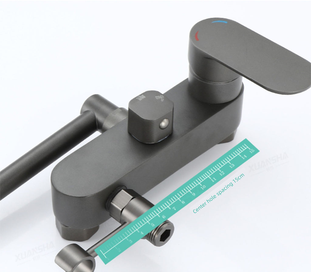 Wall-Mounted Hot and Cold Water Faucet for Kitchen, Wall-Mounted Sink for Washing Vegetables, Dishwashing Sink, Balcony Mop Washing Basin, Household Use