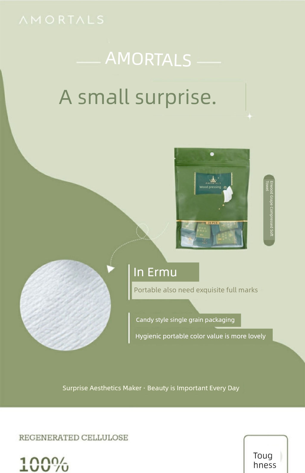 Ermutao Compressed Towel Bath Towel Face Towel for Men and Women Travel Business Trip Hotel Disposable Soft Portable Cleansing Towel