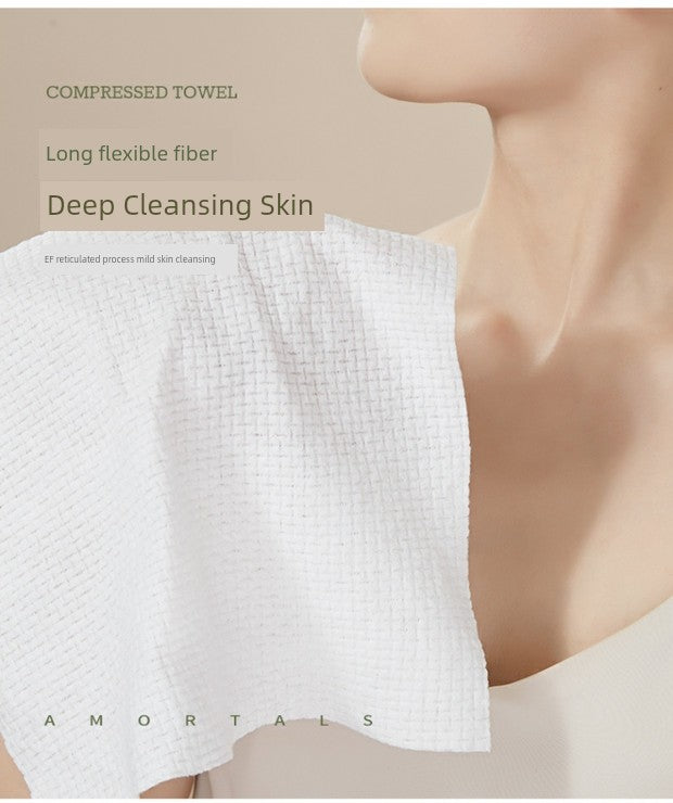 Ermutao Compressed Towel Bath Towel Face Towel for Men and Women Travel Business Trip Hotel Disposable Soft Portable Cleansing Towel