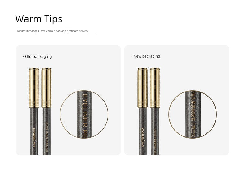 Kazilan Eyeliner Gel Pen Is Not Easy to Smudge, Is Waterproof, Long-Lasting, Suitable for Beginners, Beginners' Pen for Lower Eyelid, Hard Tip, Fine Tip for Women