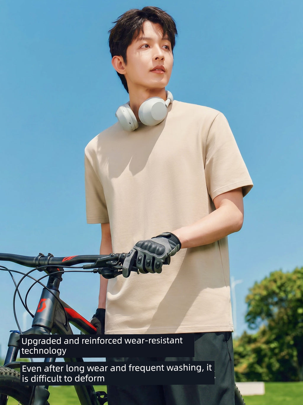 Miniso White Short-Sleeve Men's Summer T-Shirt for College Entrance Exam Success, American Style Trendy Brand, Large Size, Pure Cotton Half-Sleeve Y