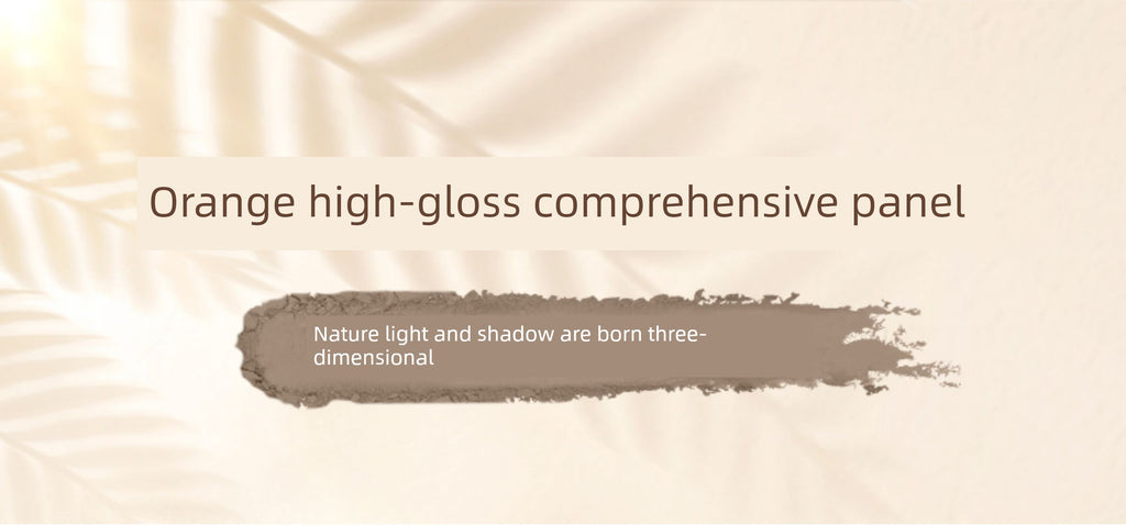 Juduo Orange Blossom Highlighter and Contouring All-In-One Palette Blush Nose Shadow Eye Shadow Side Shadow Three-In-One Facial Matte for Women