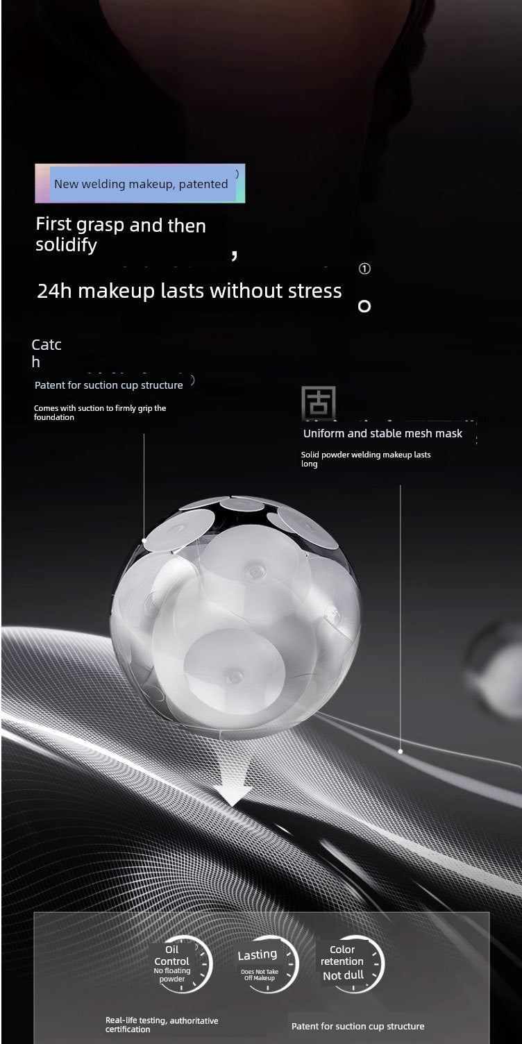 Kazilan Loose Powder Black Magnetic Oil-Control Long-Lasting Setting Powder Waterproof and Sweat-Proof Non-Removing Makeup Setting Powder Official Authentic Product