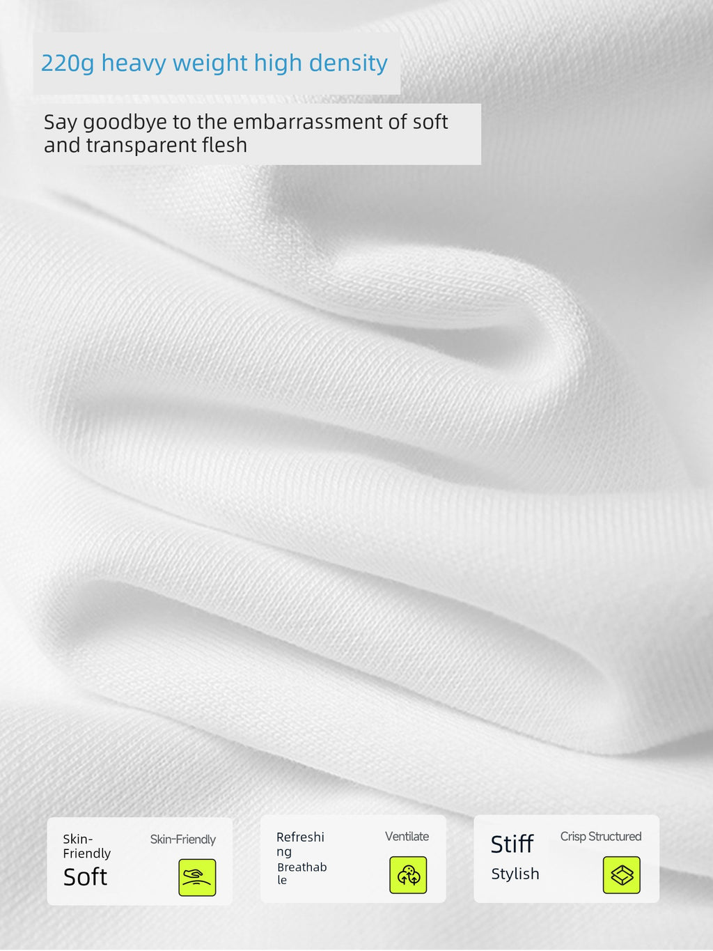 Miniso White Short-Sleeve Men's Summer T-Shirt for College Entrance Exam Success, American Style Trendy Brand, Large Size, Pure Cotton Half-Sleeve Y