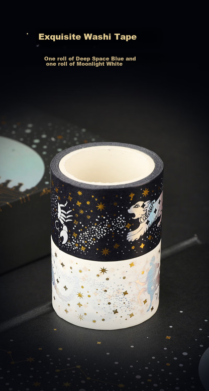 Forbidden City Cultural Creative Starry Sky Notebook Set with Bookmarks for Students Graduation Birthday Gifts