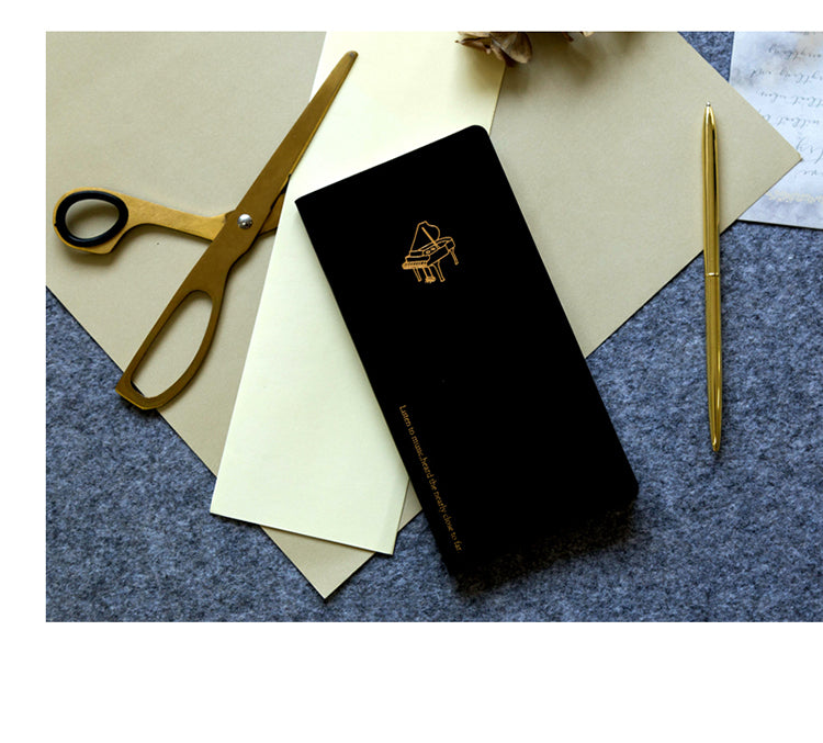 Kinbor A5 8-Grid Self-Filling Time Management Diary PU Leather Monthly Planner 78g Lemon Scent